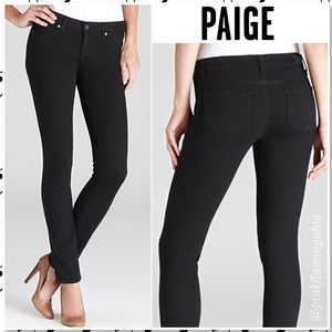 🌟Paige Jeans Skyline Skinny Ink Black Wash 28🌟
